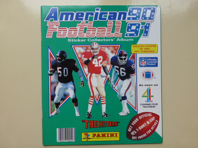 Panini American Football 90/91 Empty Album (01)