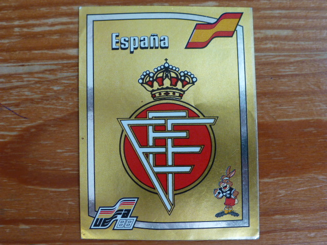 Panini Euro 88 Badge - Spain (1)