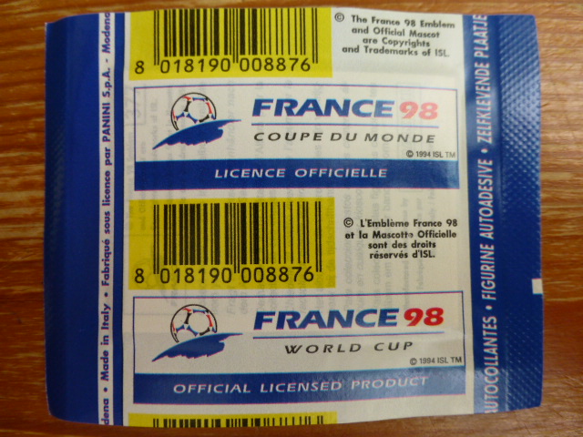 Panini France 98 Sticker Pack - Argentinian Version