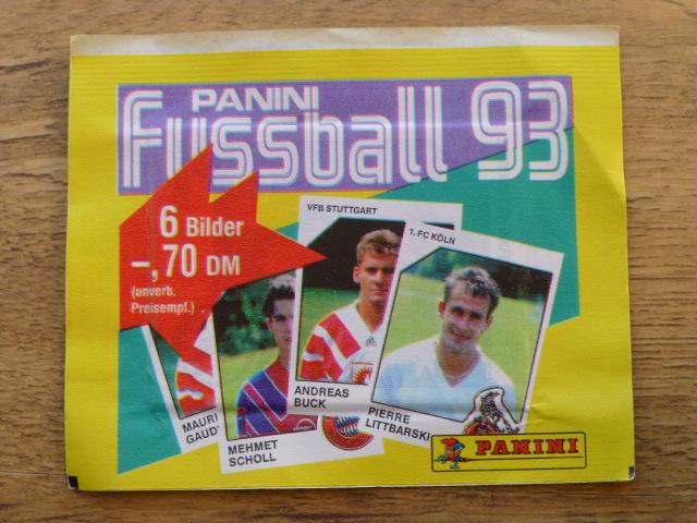 Panini Fussball 93 Sticker Pack